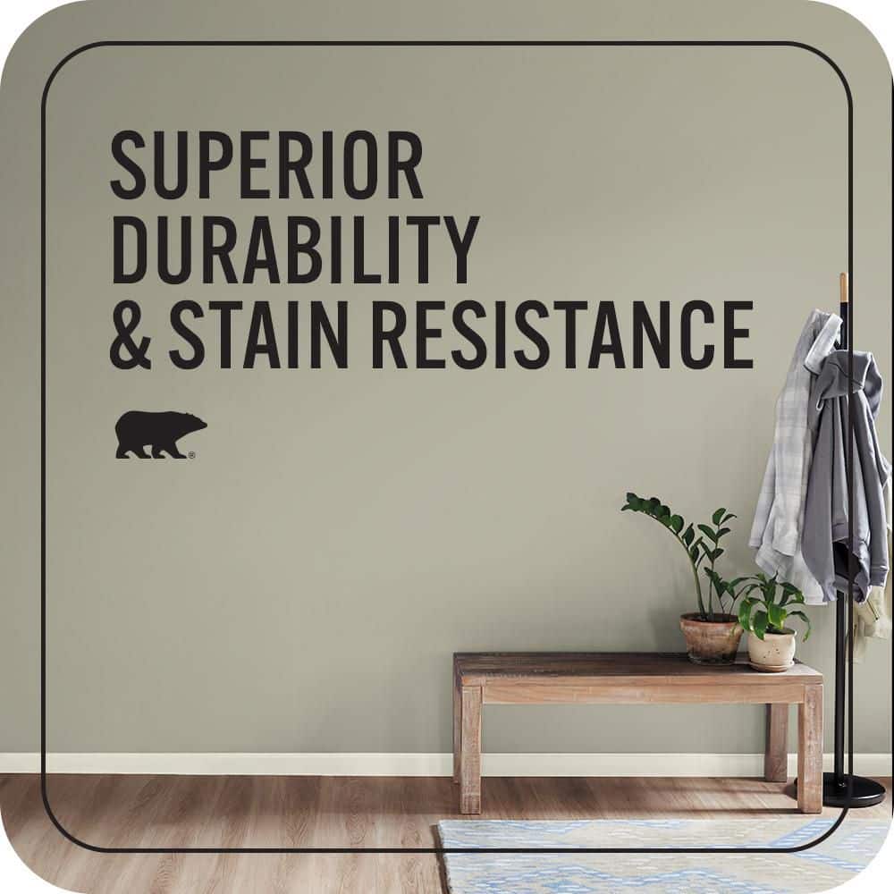 BEHR MARQUEE 1 gal. #N350-4 Jungle Camouflage One-Coat Hide Eggshell Enamel Interior Paint & Primer (4)