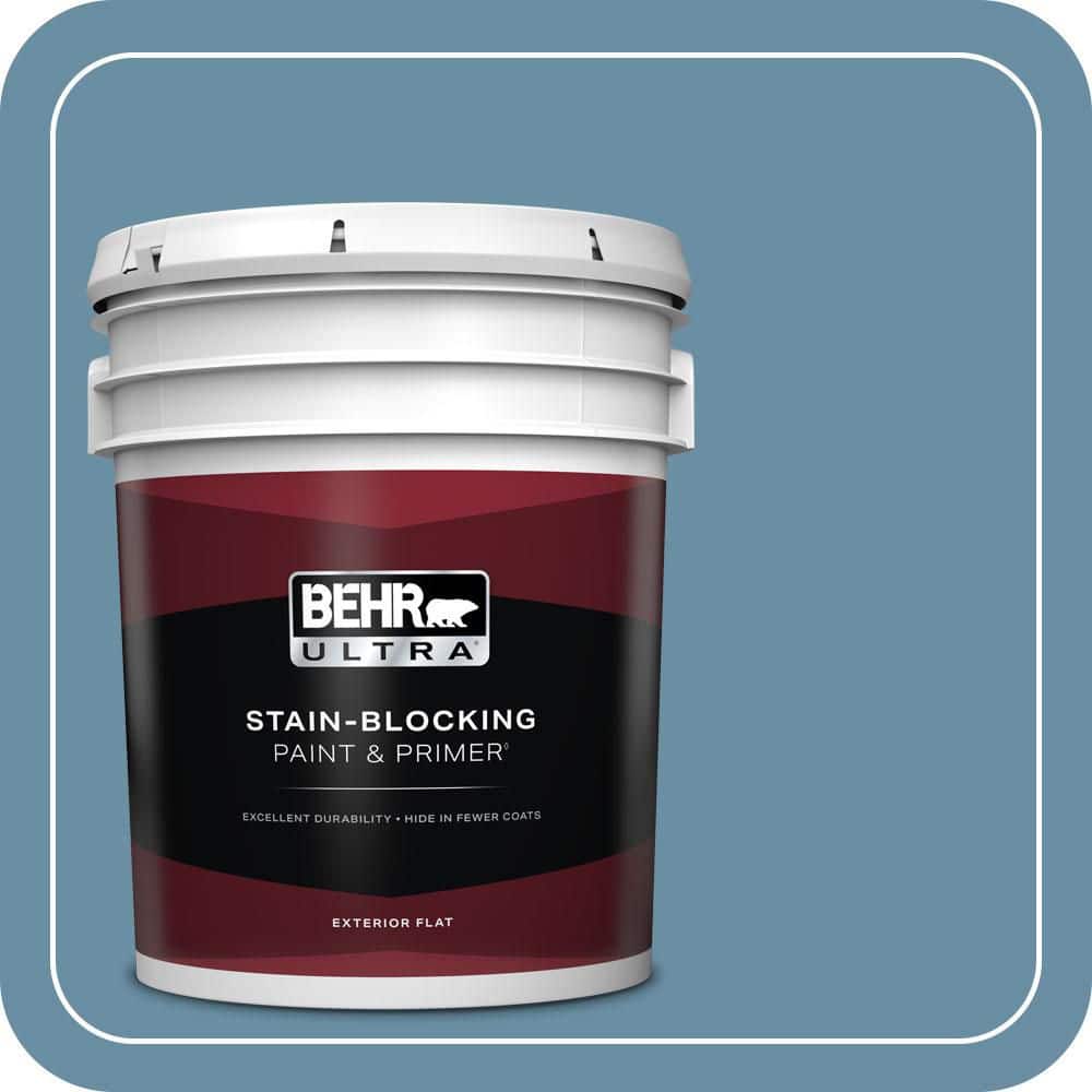 BEHR ULTRA 5 gal. #PPU14-04 French Court Flat Exterior Paint & Primer