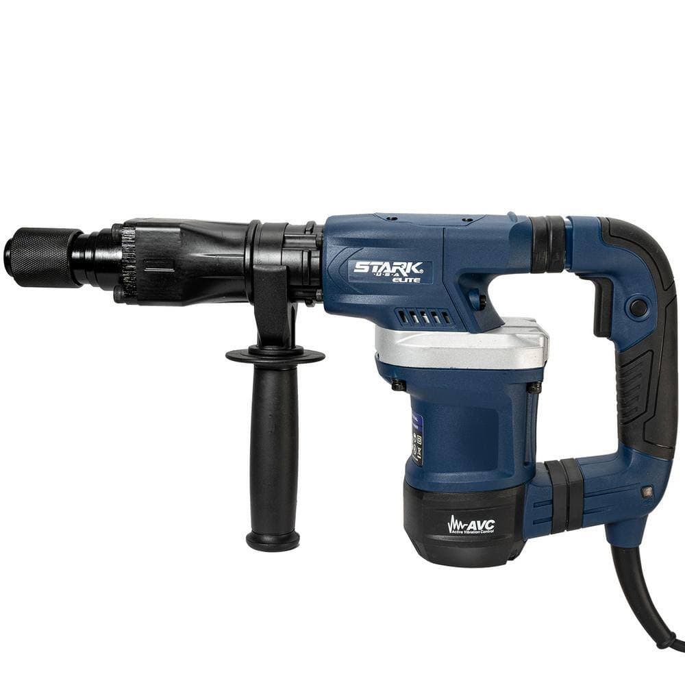 Stark 1200-Watt 3100BPM 20.5 in. x 4.5 in. Corded HEX Demolition Jack Hammer Kit with Chisels, Auxiliary Handle and Metal Case (2)