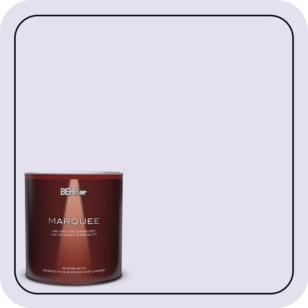 BEHR MARQUEE 1 qt. #P560-1 Blissful Matte Interior Paint & Primer