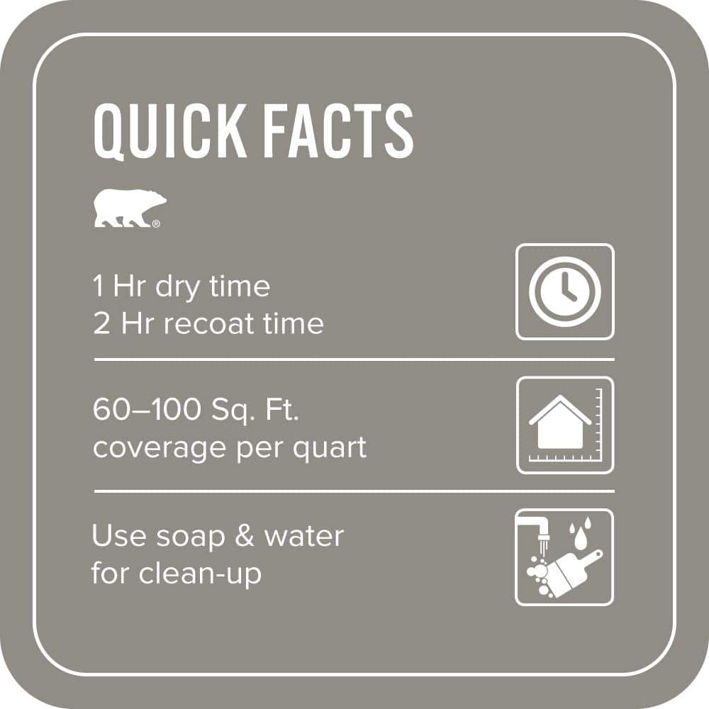 BEHR PREMIUM PLUS #PPU24-08 Parador Stone Enamel EcoMix Plant-Based & Primer (3)