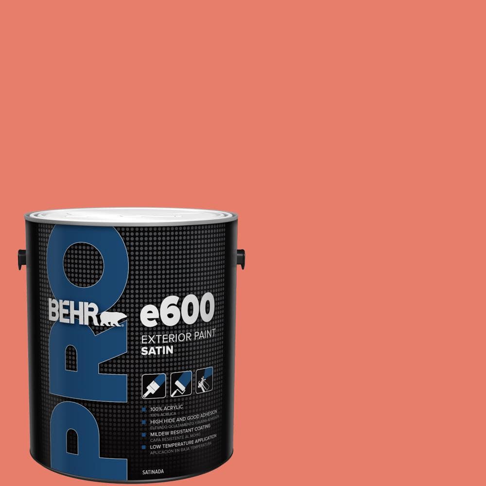 BEHR PRO 1 gal. #HDC-SM14-12 Cosmic Coral Satin Exterior Paint
