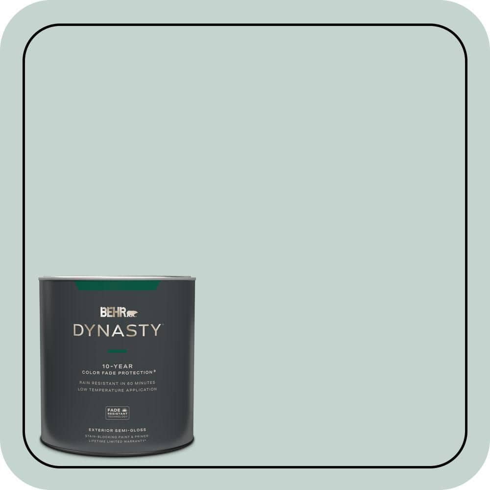 BEHR DYNASTY 1 qt. #490E-3 Celtic Gray Semi-Gloss Exterior Stain-Blocking Paint & Primer
