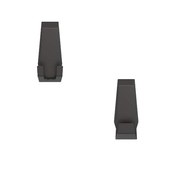 Better Living FACET Robe Hook Set in Matte Black