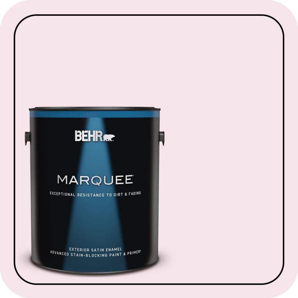 BEHR MARQUEE 1 gal. #690A-1 Zephyr Satin Enamel Exterior Paint & Primer