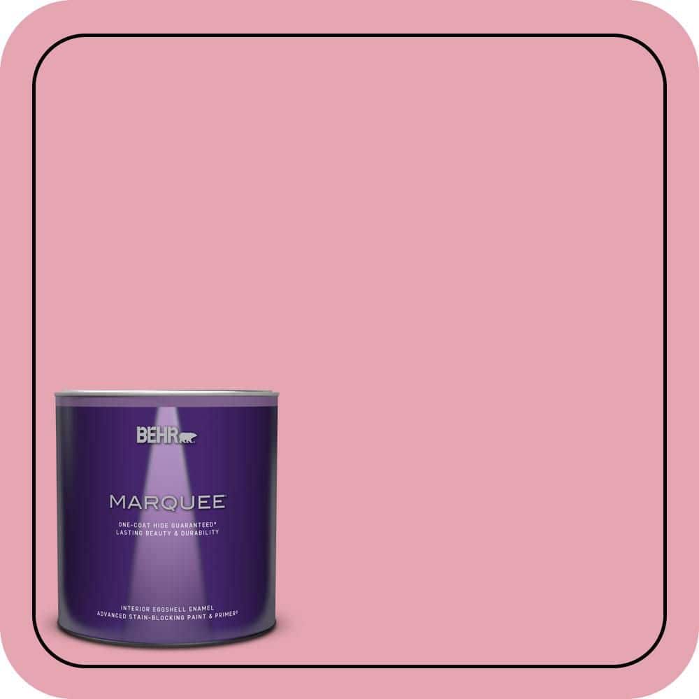 BEHR MARQUEE 1 qt. #P140-3 Love At First Sight Eggshell Enamel Interior Paint & Primer