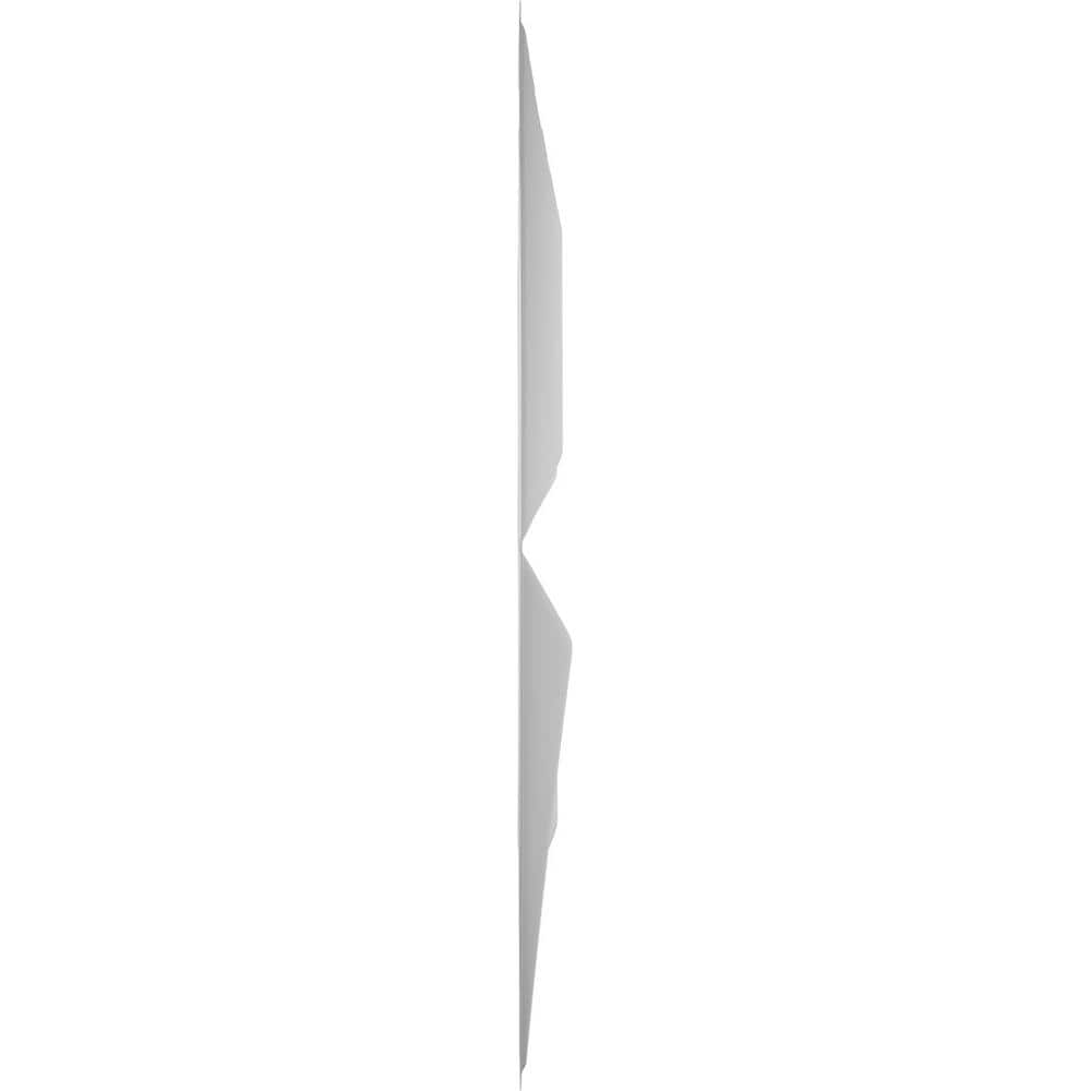 Ekena Millwork 19-5/8 in. 19-5/8 in. White PVC Tellson EnduraWall Decorative 3D Wall Panel ( sq. ft.) (4)