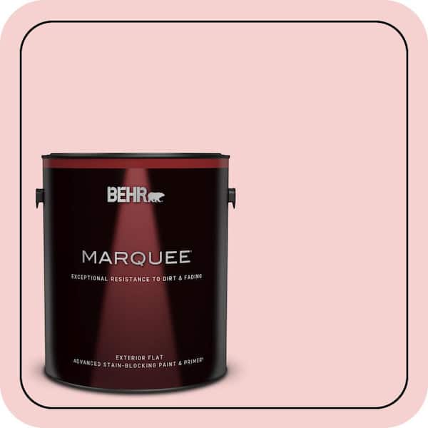 BEHR MARQUEE 1 gal. #P170-1A Pinky Promise Flat Exterior Paint & Primer (2)