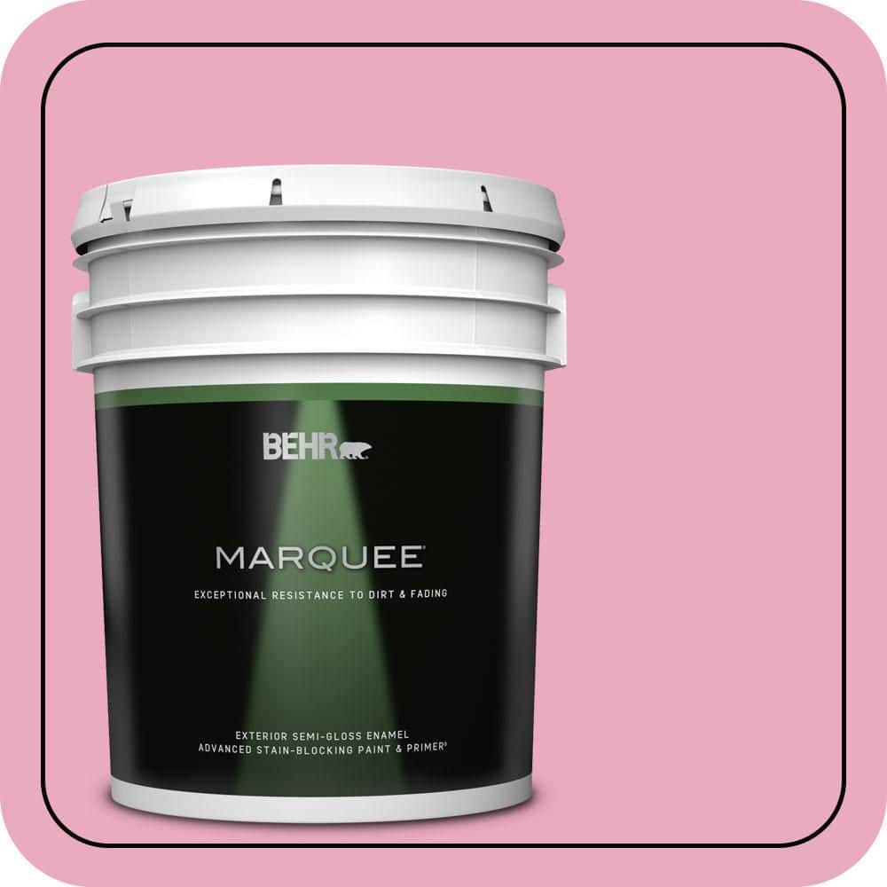 BEHR MARQUEE 5 gal. #T11-14 Kawaii Semi-Gloss Enamel Exterior Paint & Primer