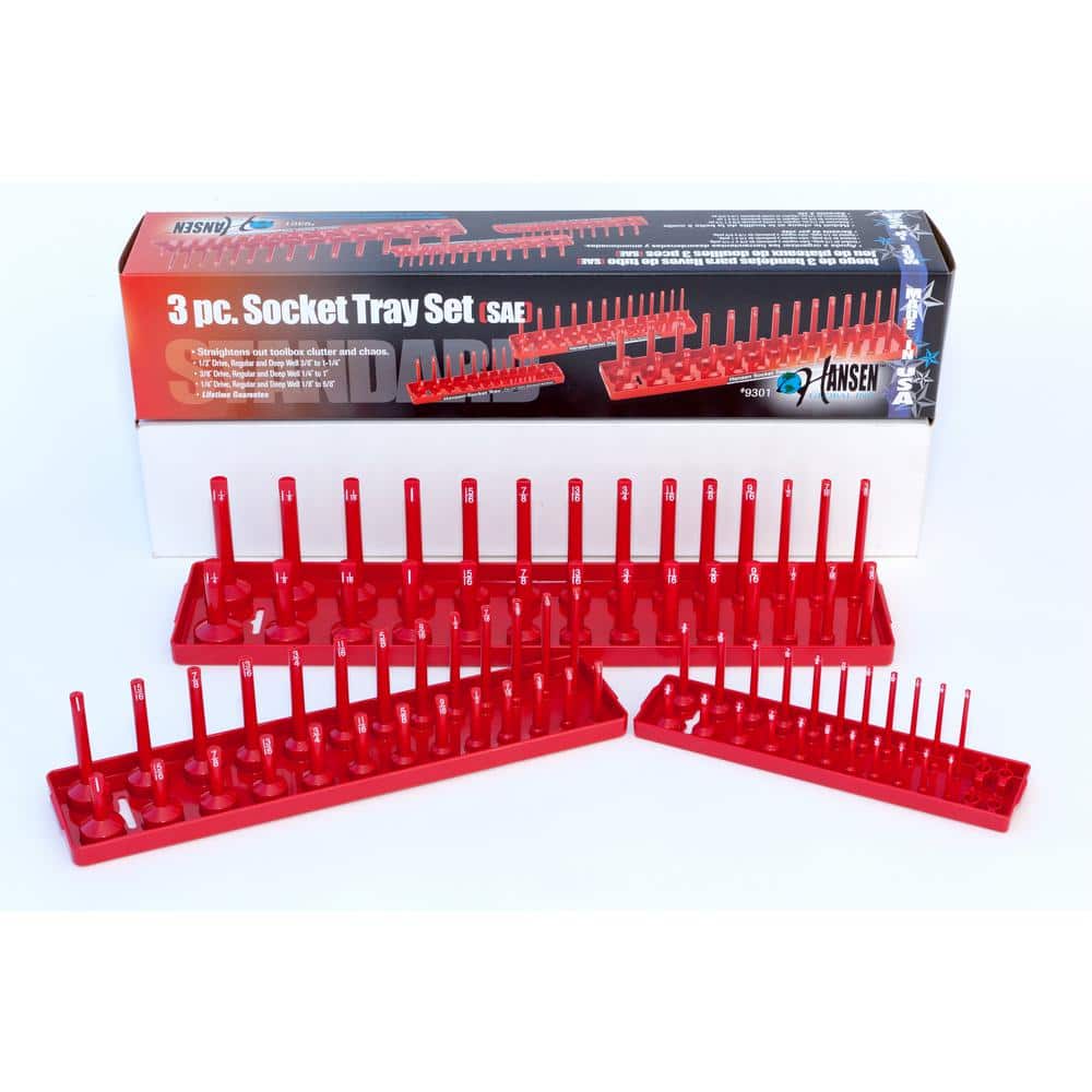 Hansen 3 Piece Standard Socket Tray Set