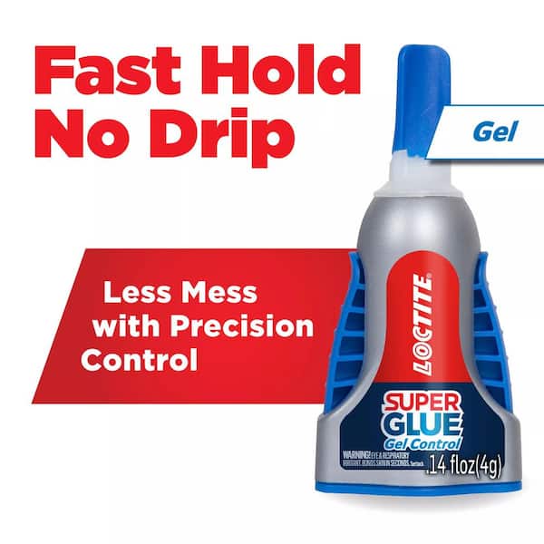 Loctite Super Glue 0.14 oz.Gel Control Clear Applicator (each)