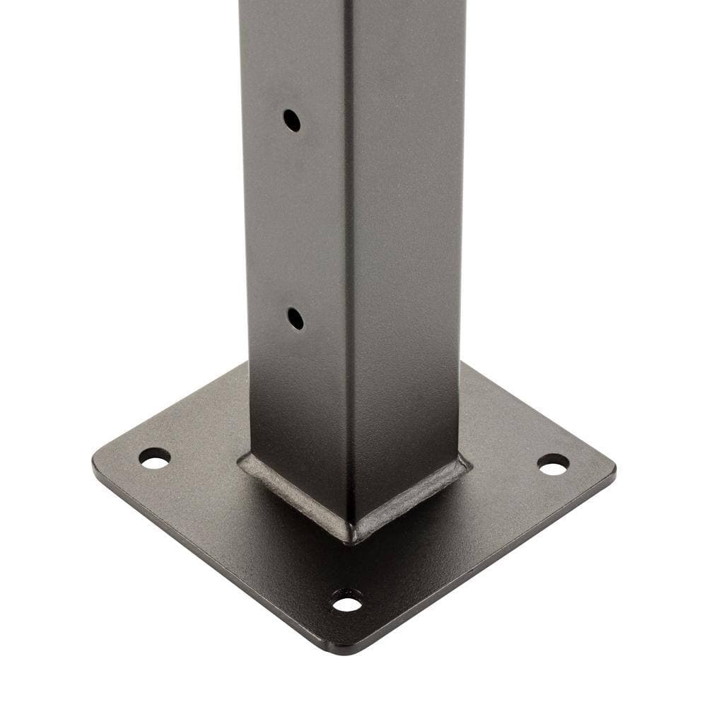 CityPost 20 ft. Deck Cable Railing, 42 in. Base Mount, Bronze (3)