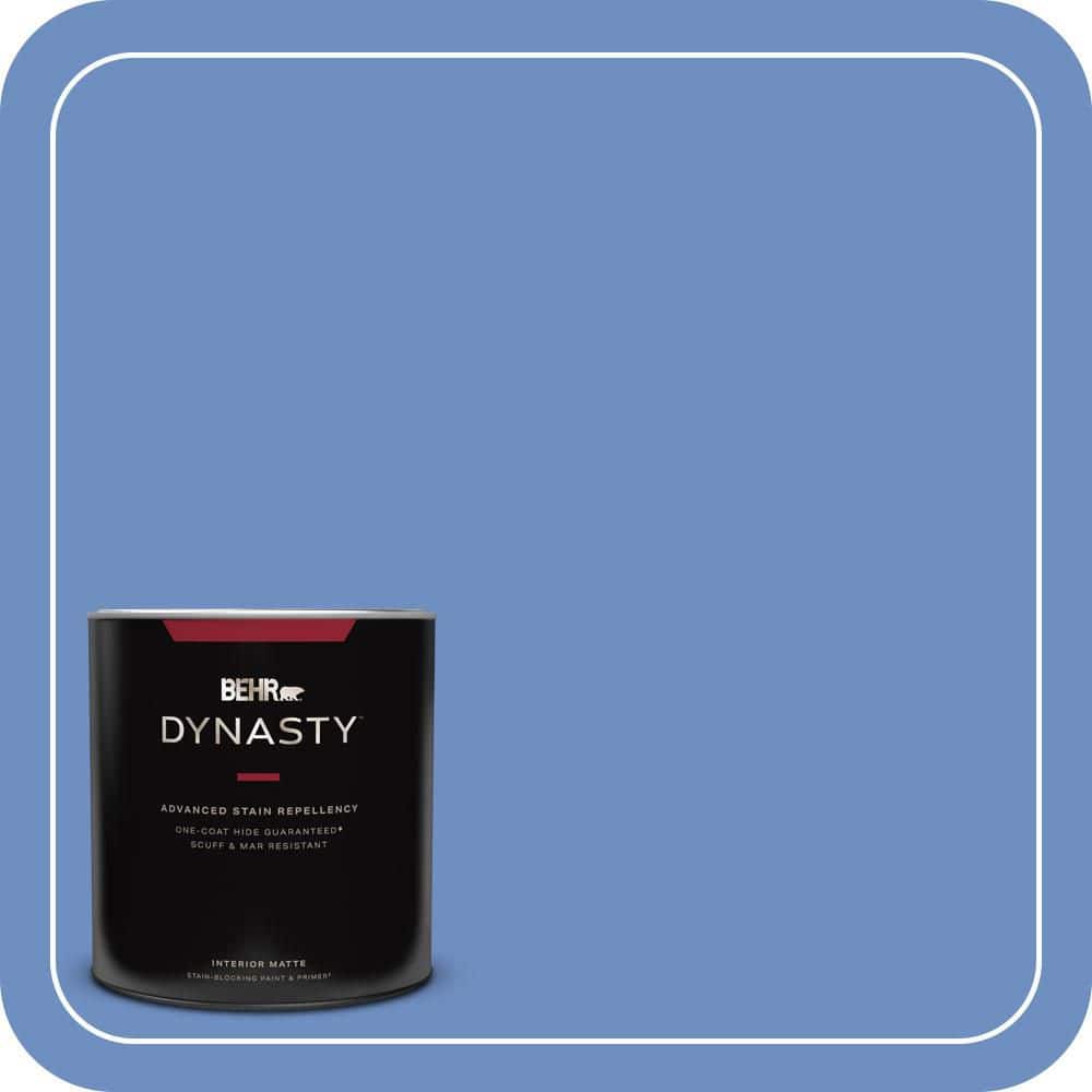 BEHR DYNASTY 1 qt. #590B-5 Purple Hyacinth Matte Interior Stain-Blocking Paint and Primer