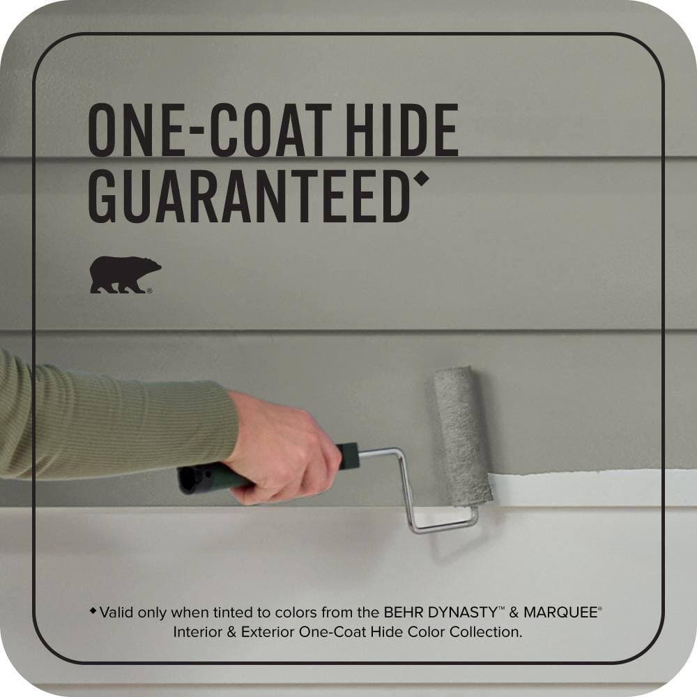 BEHR MARQUEE 1 qt. #N370-5 Incognito Semi-Gloss Enamel Exterior Paint & Primer (3)