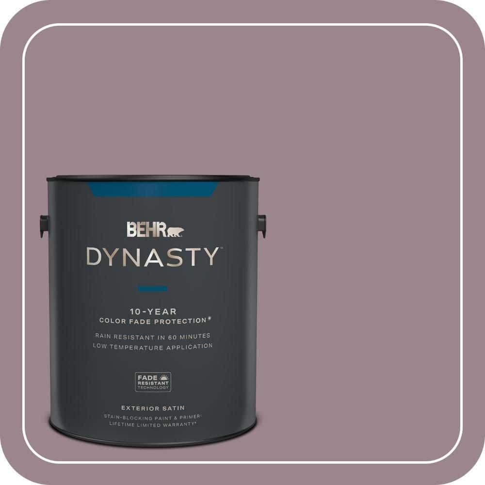 BEHR DYNASTY 1 gal. #PPU17-14 Dream Sunset Satin Enamel Exterior Stain-Blocking Paint & Primer