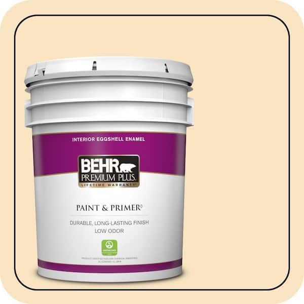 BEHR PREMIUM PLUS #340C-2 Havana Cream Enamel Low Odor & Primer (2)