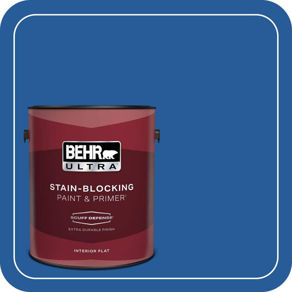 BEHR PREMIUM PLUS #P510-7 Beacon Blue Flat & Primer (1)
