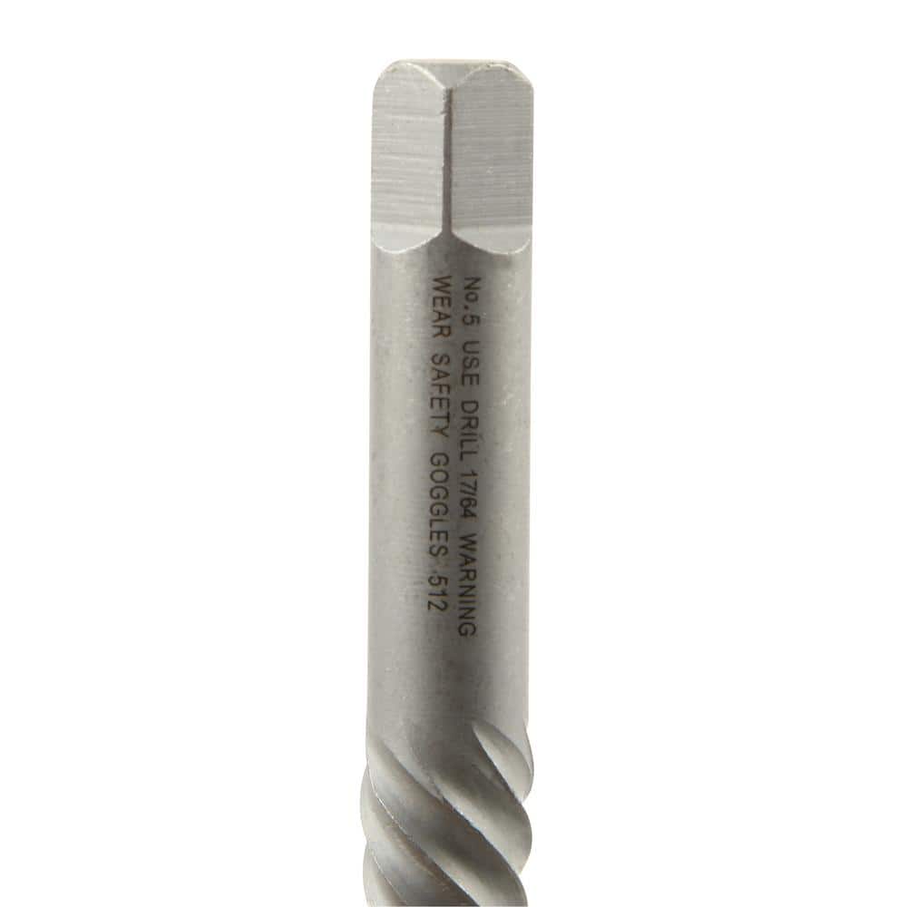 URREA 1/8 in. to 3/4 in. Pouch Set of Spiral Bolt Extractors Screws 5 Piece (2)