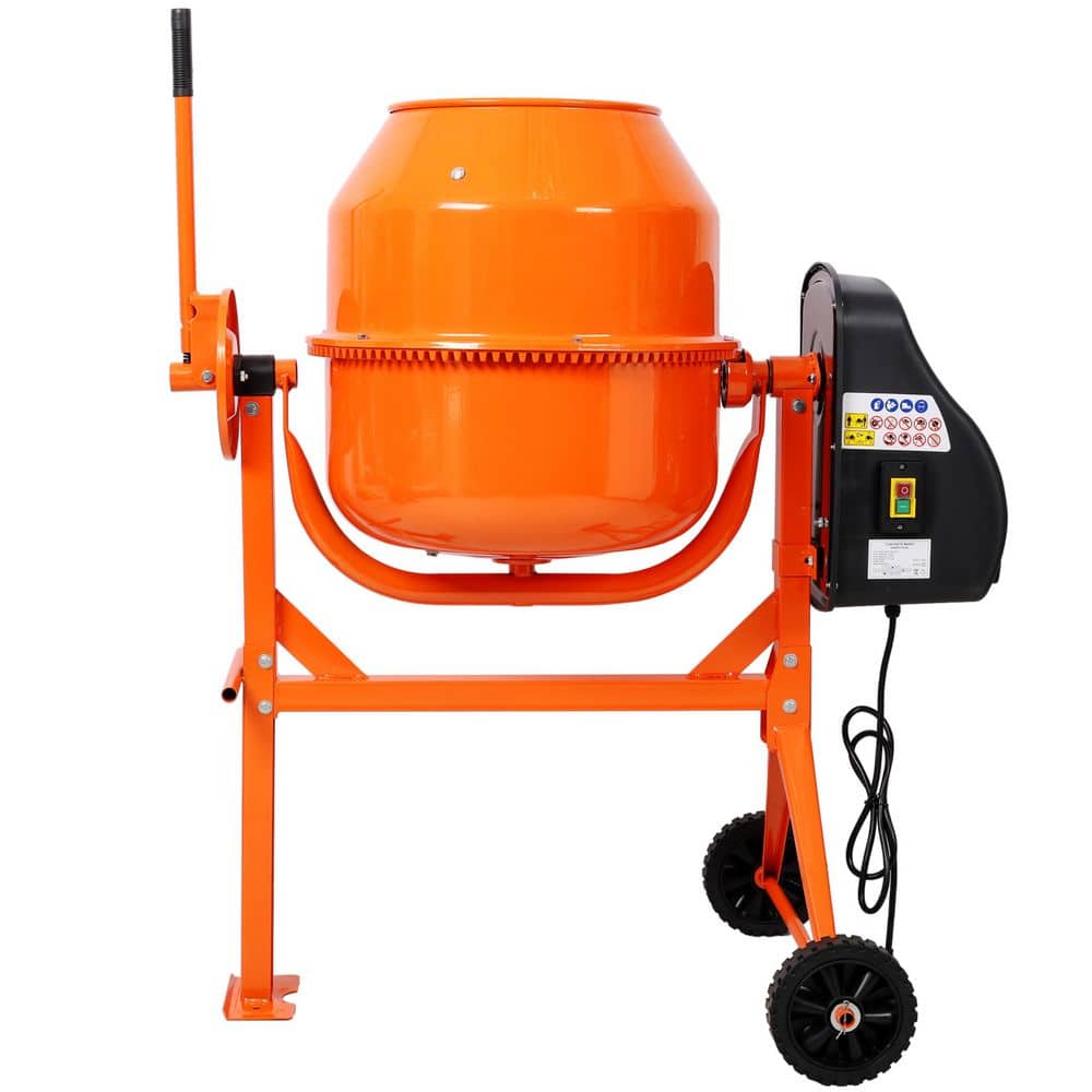 maocao hoom 4.2 cu. Ft. Electric Cement Mixer, Portable Concrete Mixer Machine for Mortar, Stucco & Fodder Mixing (2)