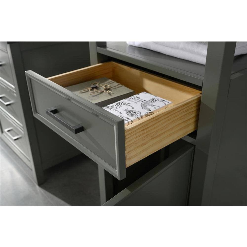 Legion Furniture Legion 21 in. W 17 in. D 72 in. H Linen Cabinet (4)