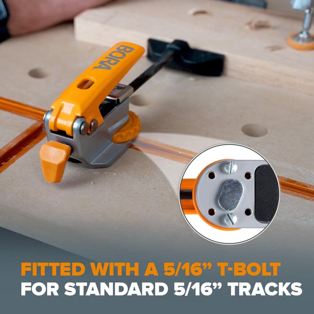 BORA Auto Adjust In-Line T-Track Clamp (3)