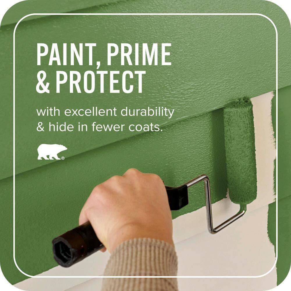 BEHR ULTRA 1 qt. #P380-7 Luck of The Irish Satin Enamel Exterior Paint & Primer (3)