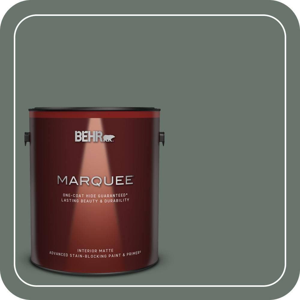 BEHR MARQUEE 1 gal. #PPU12-18 Heritage Park One-Coat Hide Matte Interior Paint & Primer