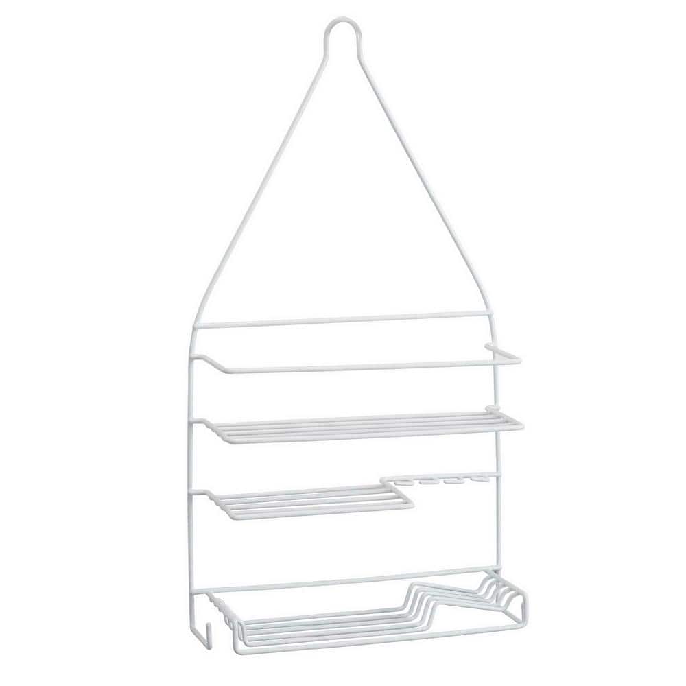 Bath Bliss Rubber Shower Organizer Caddy