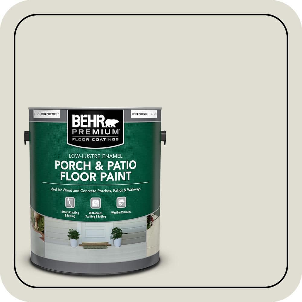 BEHR PREMIUM #BWC-28 Low-Lustre Enamel Interior/Exterior Porch and Patio Floor Paint (1)