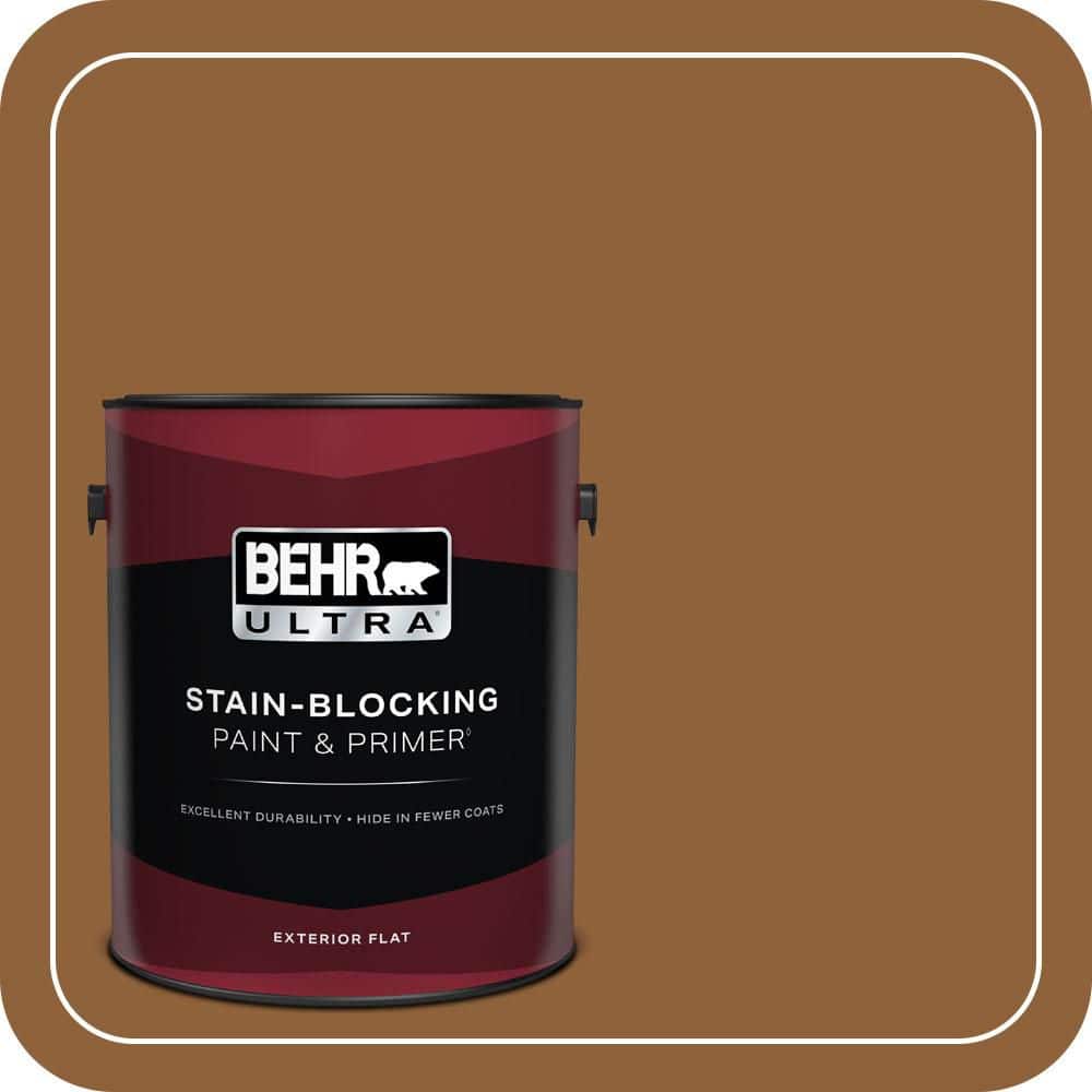 BEHR ULTRA 1 gal. #S250-7 Moroccan Spice Flat Exterior Paint & Primer