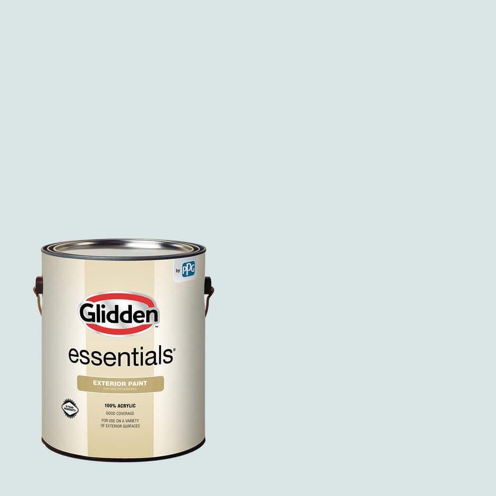 Glidden Essentials 1 gal. #PPG1151-1 Beachcomber Flat Exterior Paint