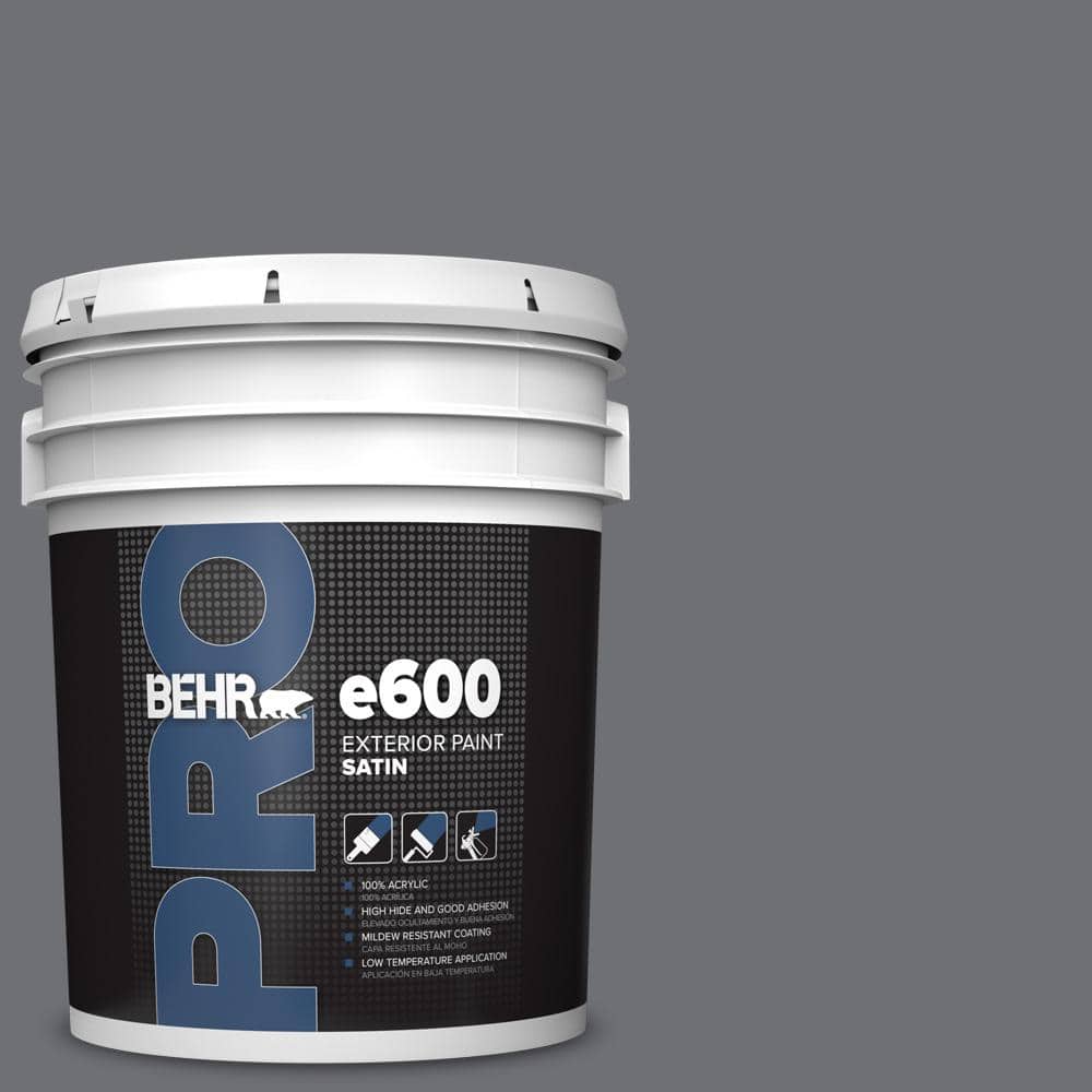 BEHR PRO 5 gal. #PPU18-03 Antique Tin Satin Exterior Paint (1)