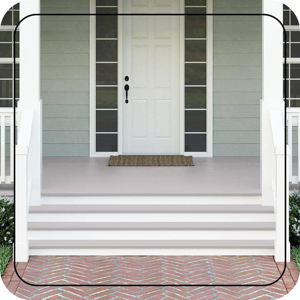 BEHR PREMIUM 1 gal. #MQ3-28 Rock Crystal Textured Low-Lustre Enamel Interior/Exterior Porch and Patio Anti-Slip Floor Paint (3)