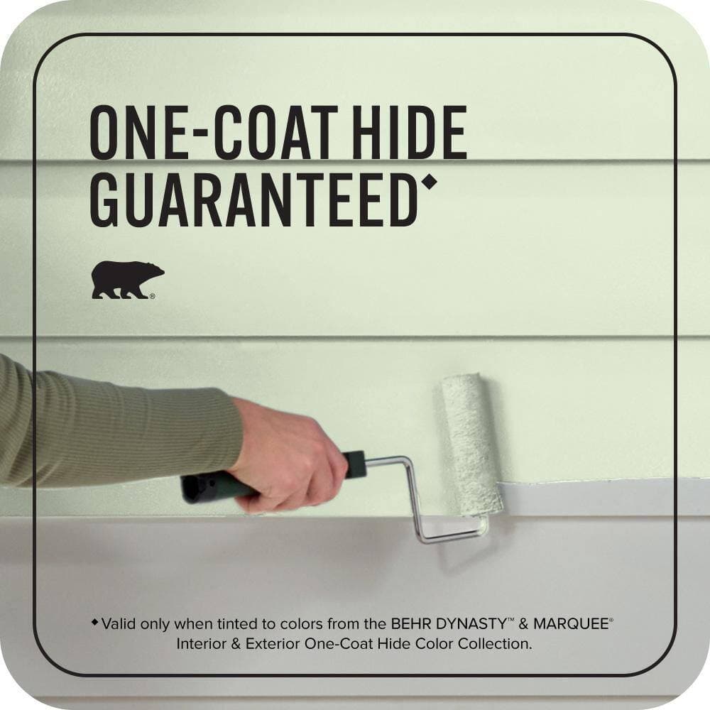 BEHR MARQUEE 1 gal. #P380-2 Misted Fern Flat Exterior Paint & Primer (3)