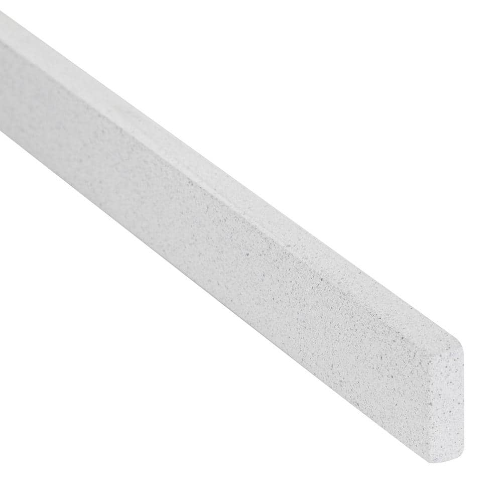Glacier Bay 37 in. Cultured Marble Vanity Backsplash in Colorpoint White (2)