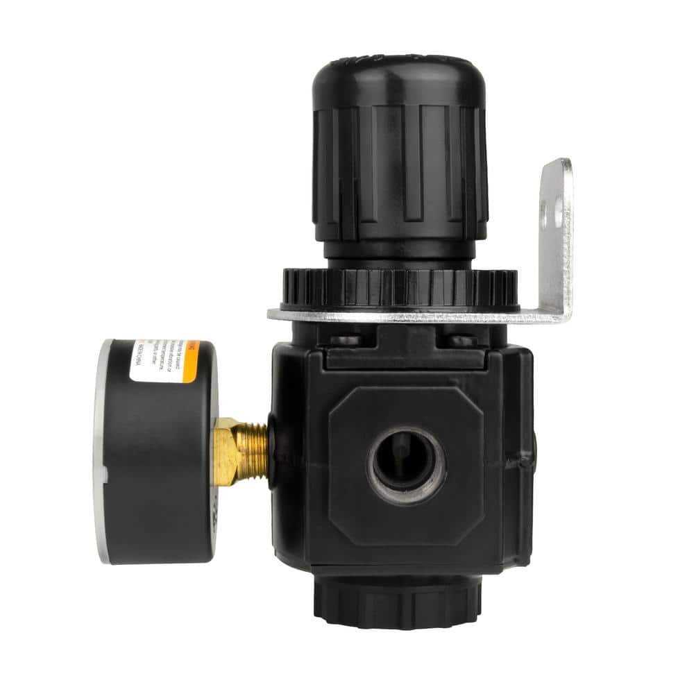 DEWALT 3/8 in. NPT Air Regulator with Pressure Gauge (2)