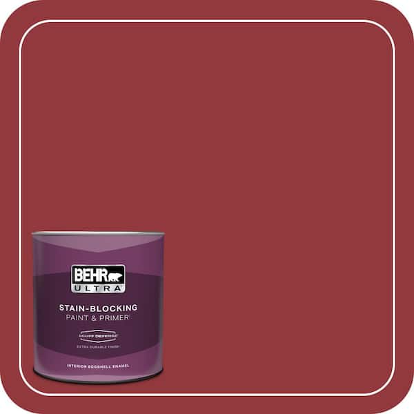 BEHR PREMIUM PLUS #ECC-32-3 Cherry Tree Enamel Low Odor & Primer (4)