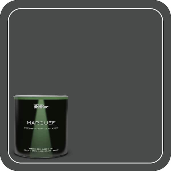 BEHR MARQUEE 1 qt. #N450-7 Astronomical Semi-Gloss Enamel Exterior Paint & Primer (2)