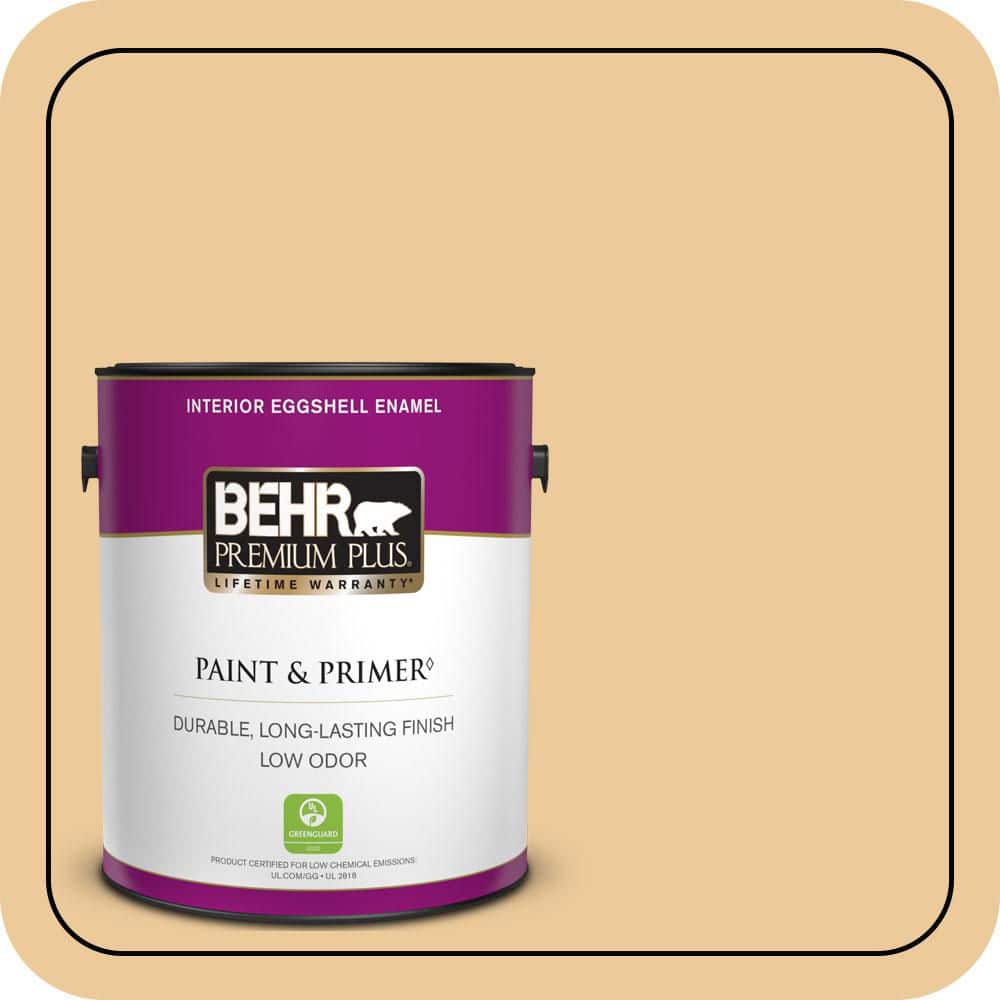 BEHR PREMIUM PLUS 1 gal. #M270-4 Filtered Moon Semi-Gloss Enamel Low Odor Interior Paint & Primer (1)