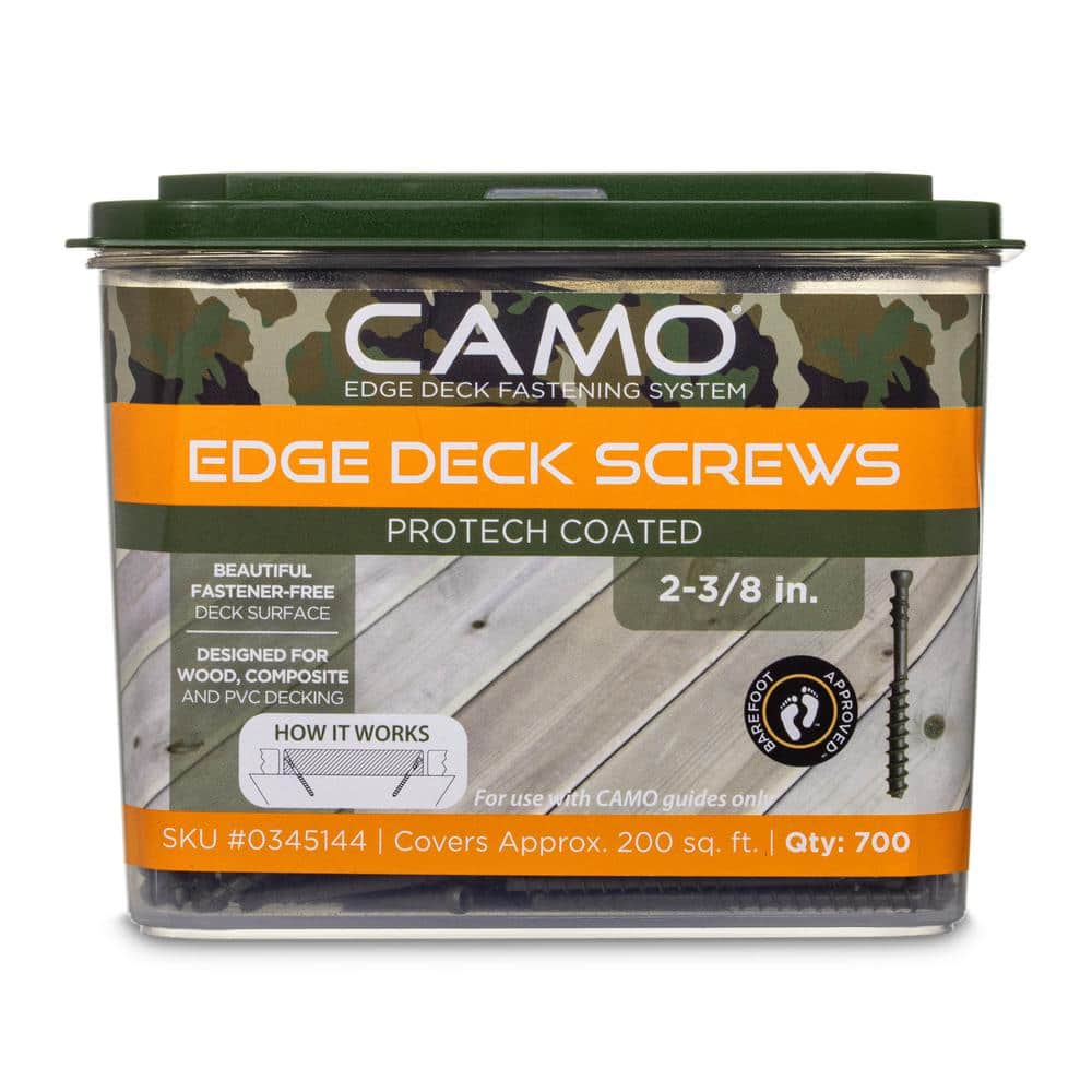 CAMO 2-3/8 in. Exterior Decking Screw - Edge Hidden Deck Fasteners (700-Count)