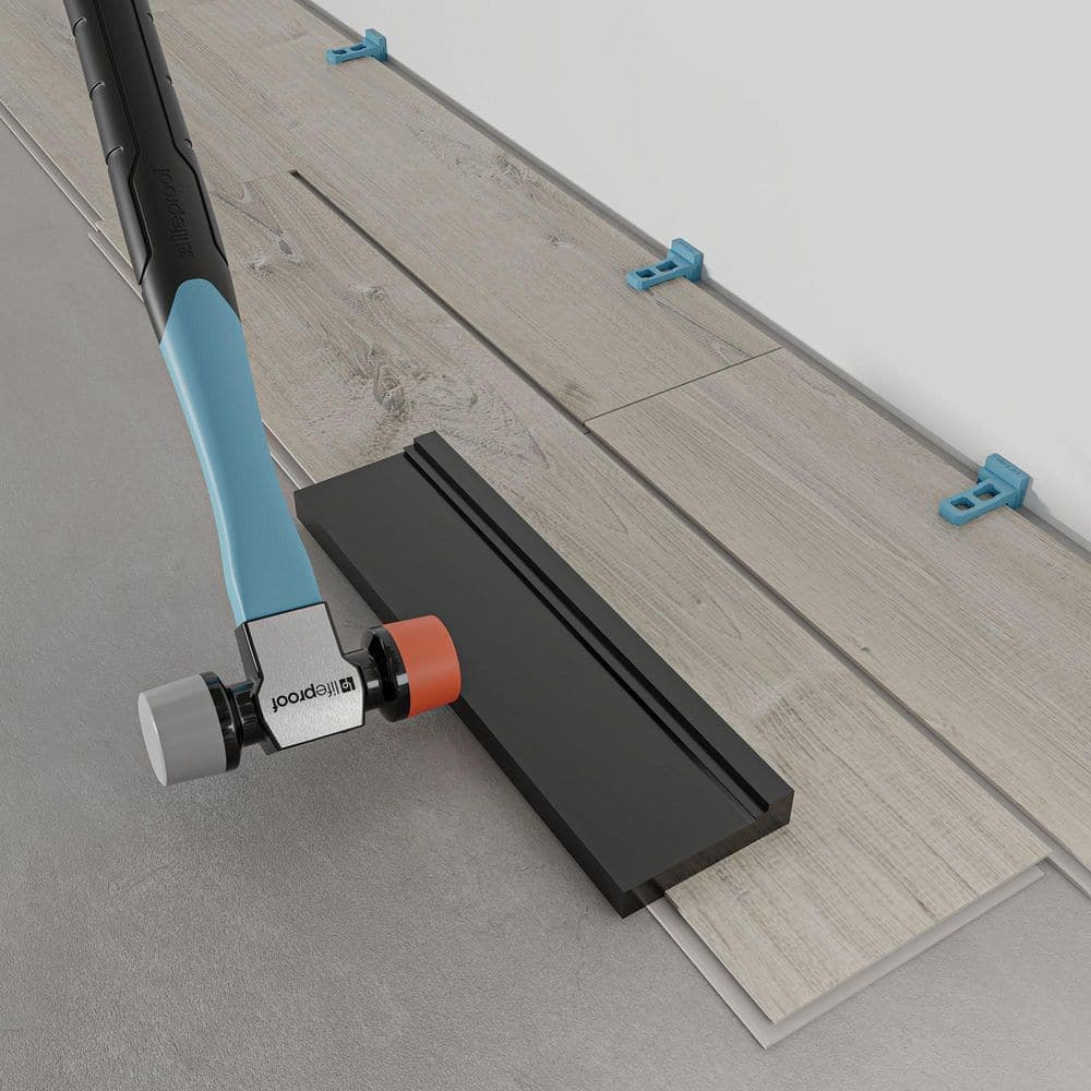 Lifeproof 9.25 in. L x 2.25 in. W x 0.5 in. T Universal Flooring Installation Tapping Block for Hardwood Vinyl Laminate Flooring (3)