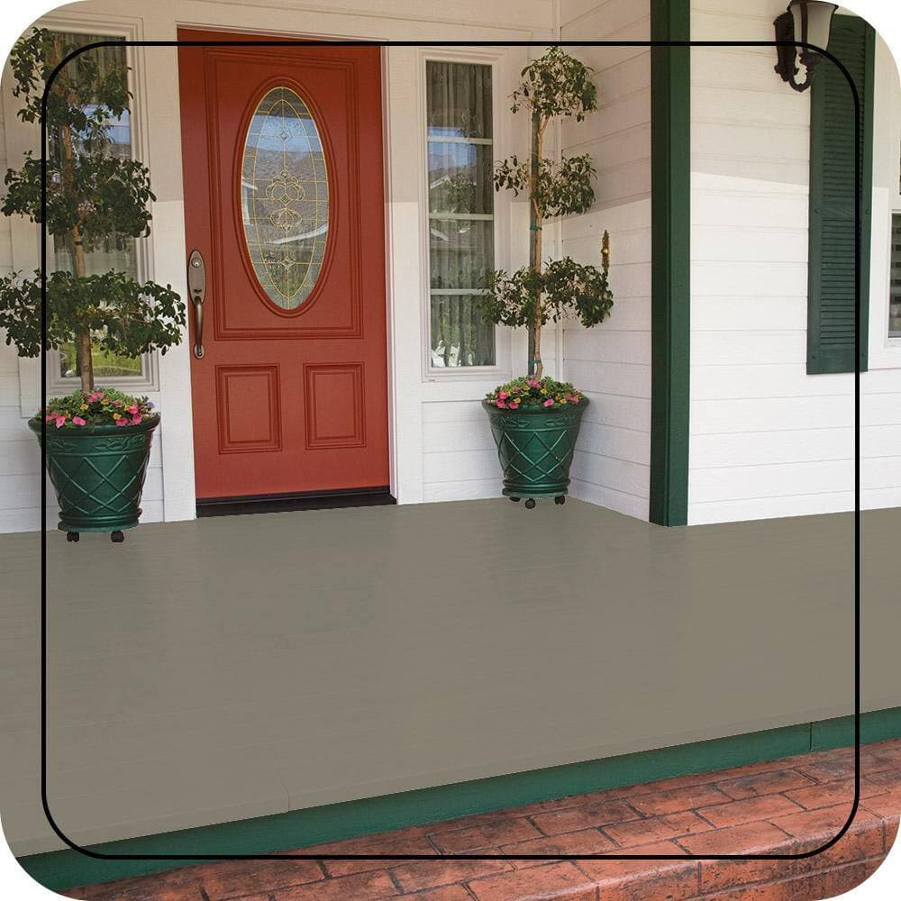 BEHR PREMIUM #PPU8-20 Low-Lustre Enamel Interior/Exterior Porch and Patio Floor Paint (2)