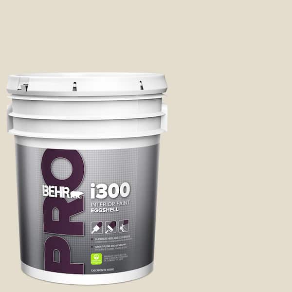 BEHR PRO 5 gal. #MQ3-40 Varnished Ivory Eggshell Interior Paint (2)