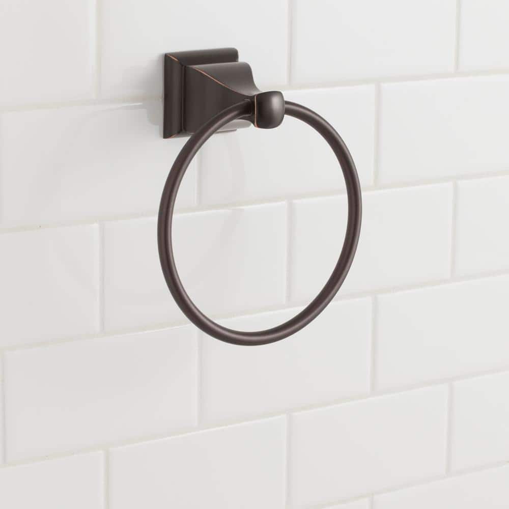 Glacier Bay Milner Towel Ring in Bronze (2)