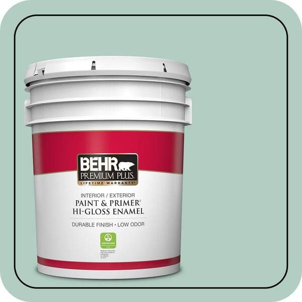 BEHR PREMIUM PLUS #M430-3 Wintergreen Dream Flat Low Odor & Primer (3)