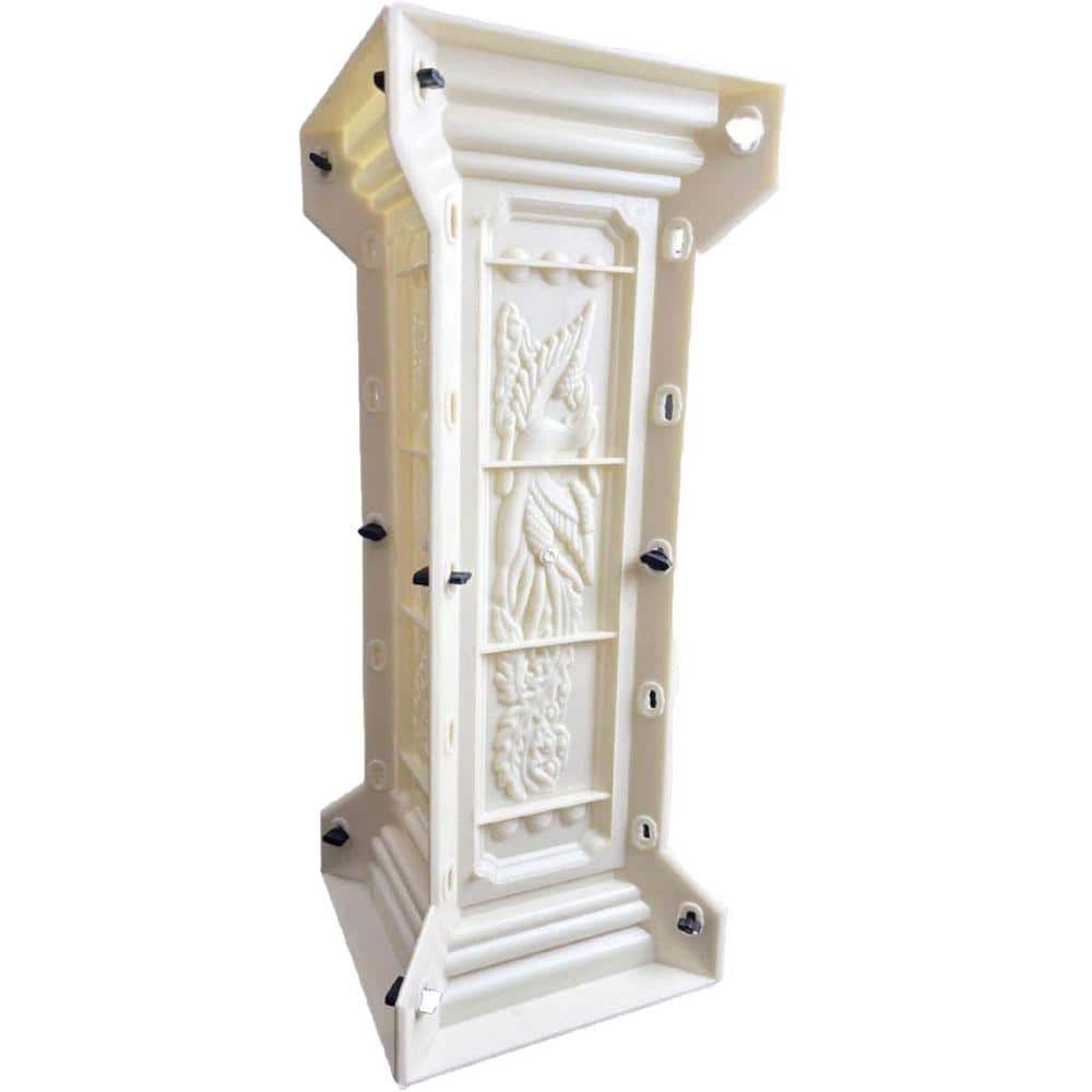 KIWDZFU 27 Balcony Pillar Concrete Mold DIY Casting Cement Plaster Mould for Balcony Construction and Decoration (1)