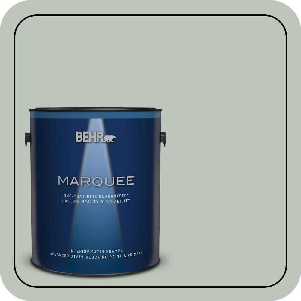 BEHR MARQUEE 1 gal. #700E-3 Contemplation Satin Enamel Interior Paint & Primer