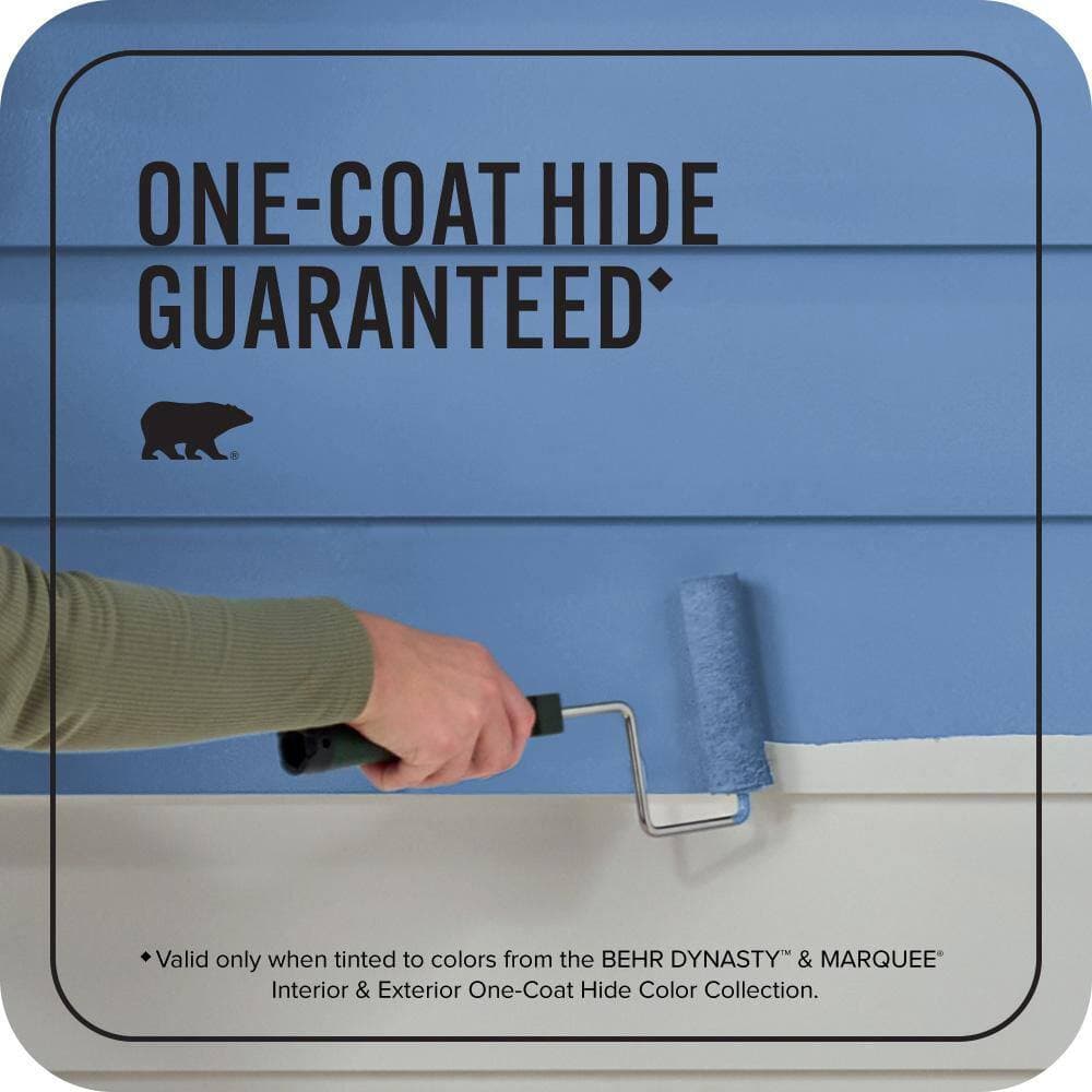 BEHR MARQUEE 5 gal. #PPU15-06 Neon Blue Flat Exterior Paint & Primer (3)
