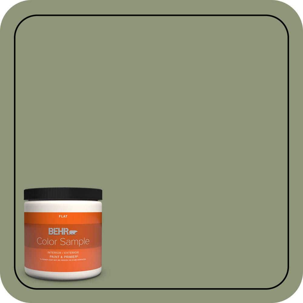 BEHR PREMIUM PLUS #420F-5 Olivine Enamel Low Odor & Primer (1)