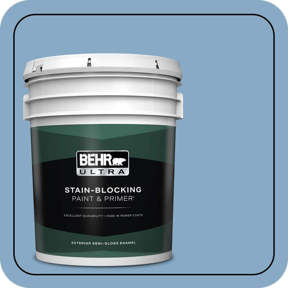 BEHR ULTRA 5 gal. #570D-4 Colorado Springs Semi-Gloss Enamel Exterior Paint & Primer